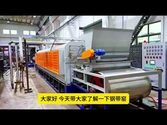 Οικολογικά φιλικά συνεχείς φούρνοι ελέγχου PLC βιώσιμη μεταφορά θερμότητας με ζώνη από ανοξείδωτο χάλυβα